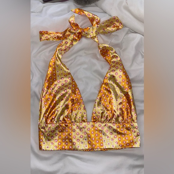 rue21 retro 70s vibes halter top - Picture 4 of 4